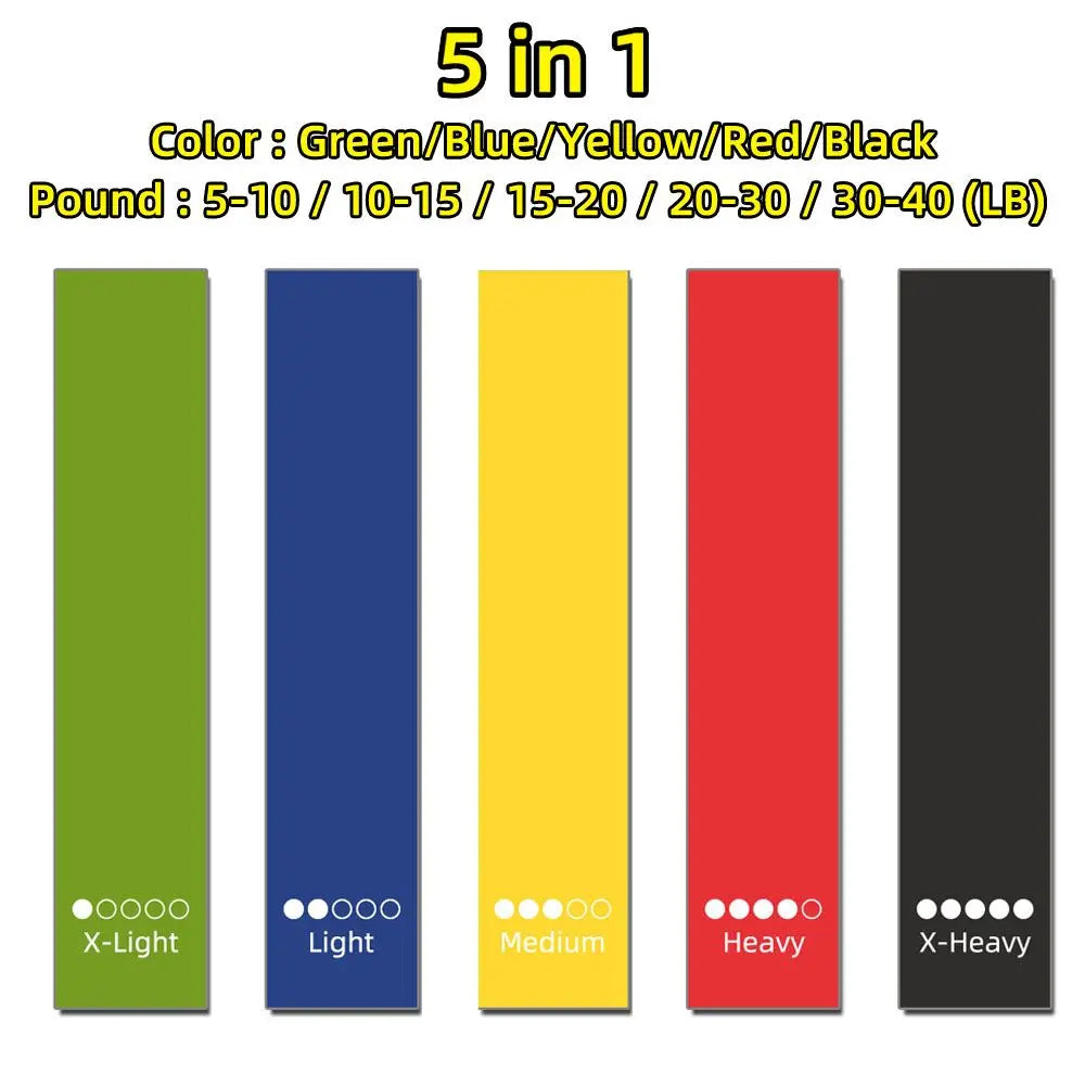 Resistance Bands Fitness Sports Equipment Workout Equipment Rubber Fitness Band Rubber Pull Rope Yoga Bands Resistance Bands