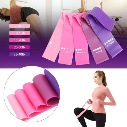 Resistance Bands Fitness Sports Equipment Workout Equipment Rubber Fitness Band Rubber Pull Rope Yoga Bands Resistance Bands